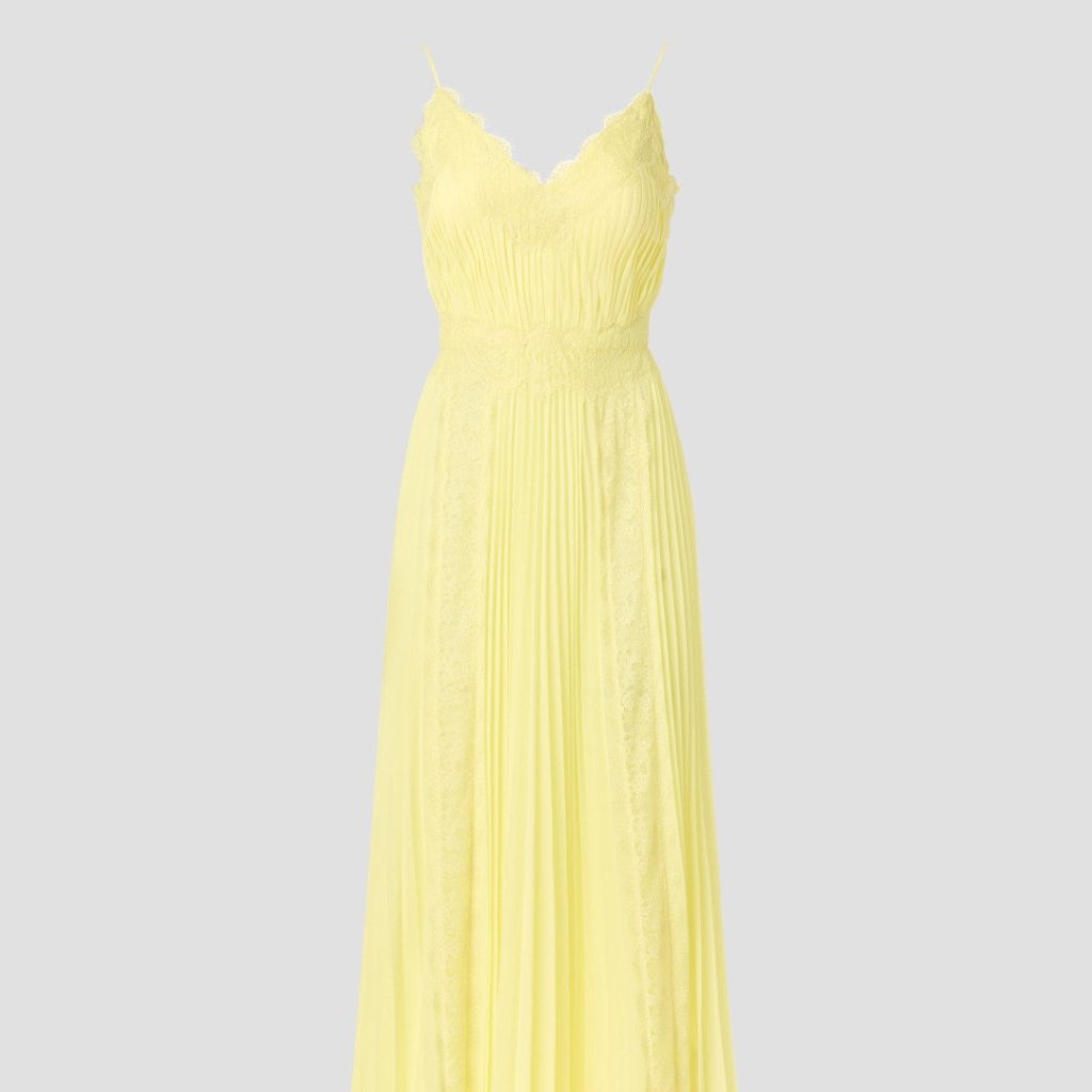 Zac Posen Chiffon Lace Gown, 10